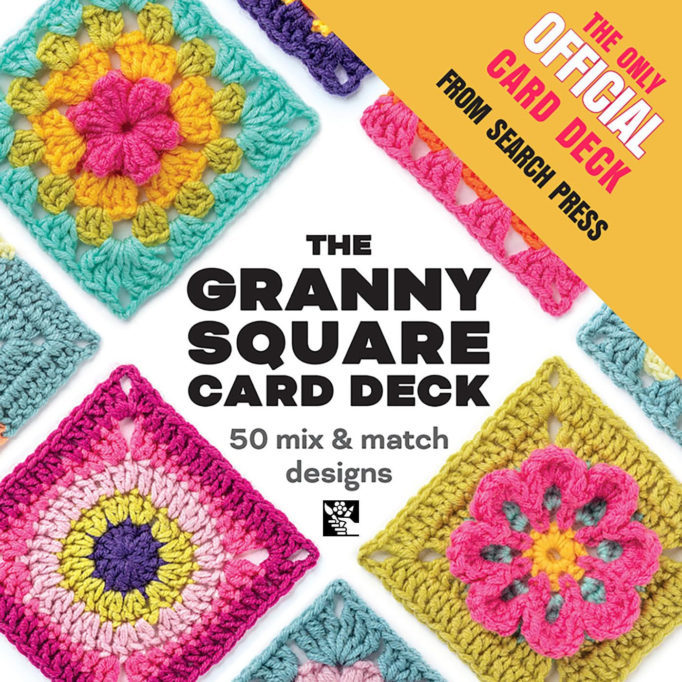 The Granny Square Card Deck by Claire Montgomerie – 50 Mix and Match Crochet Designs