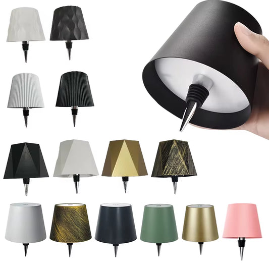Wireless Touch-Control Table Lamp with Adjustable Colors and Dimming