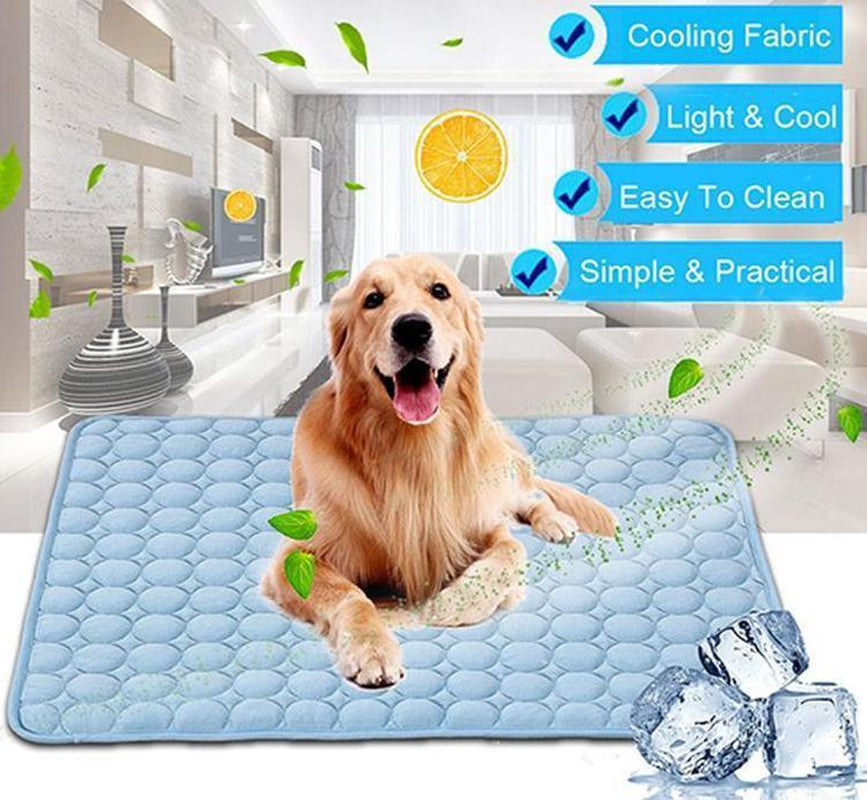 Pet Cooling Pad - Ice Silk Cold Nest for Dogs and Cats