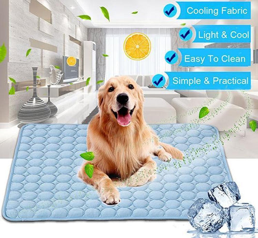 Pet Cooling Pad - Ice Silk Cold Nest for Dogs and Cats