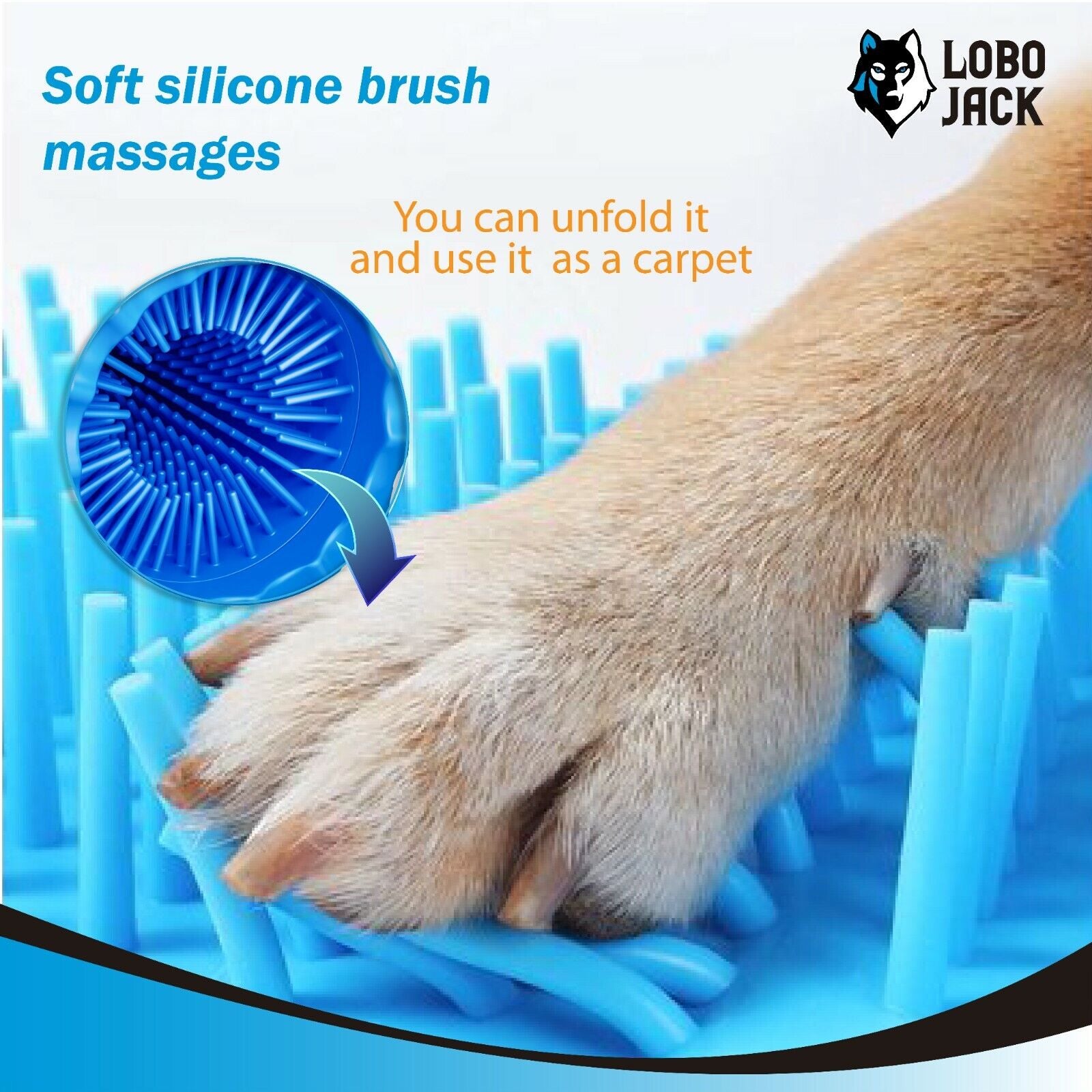 Portable Dog Paw Cleaner Cup for Small & Medium Breeds