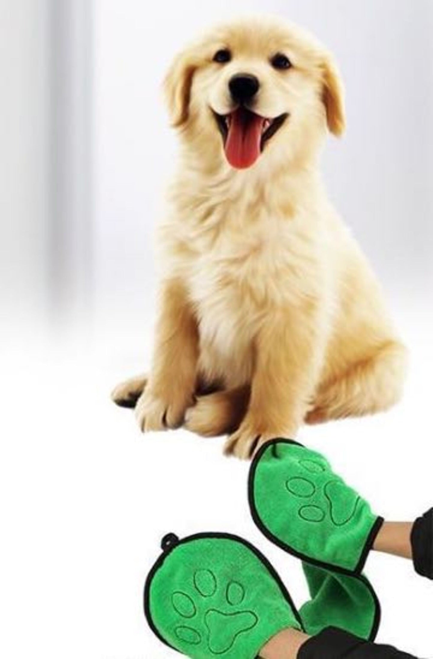 Benat Pets Ultra-Absorbent Dog Bath Towel with Double Drop Pocket Design