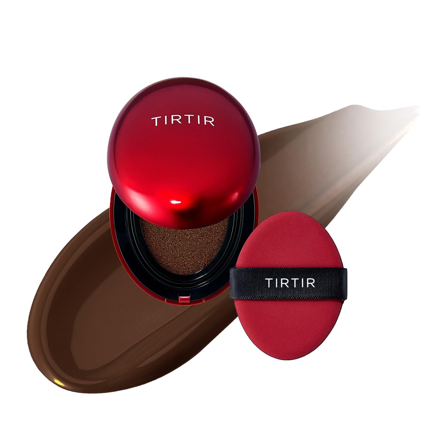 TIRTIR Mask Fit Red Cushion Foundation | Full Coverage, Weightless, Satin Glow Finish – 40 Shades Korean K-Beauty Foundation for All Skin Tones