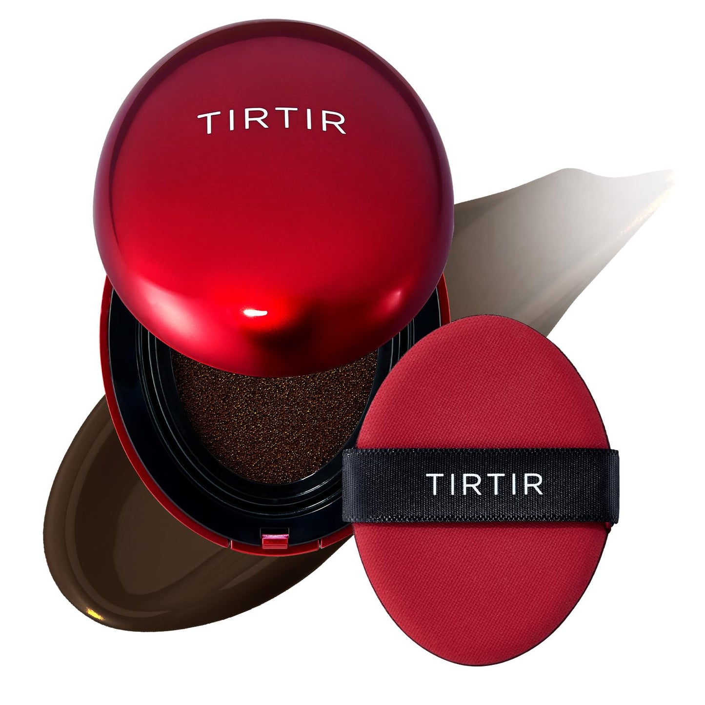 TIRTIR Mask Fit Red Cushion Foundation | Full Coverage, Weightless, Satin Glow Finish – 40 Shades Korean K-Beauty Foundation for All Skin Tones