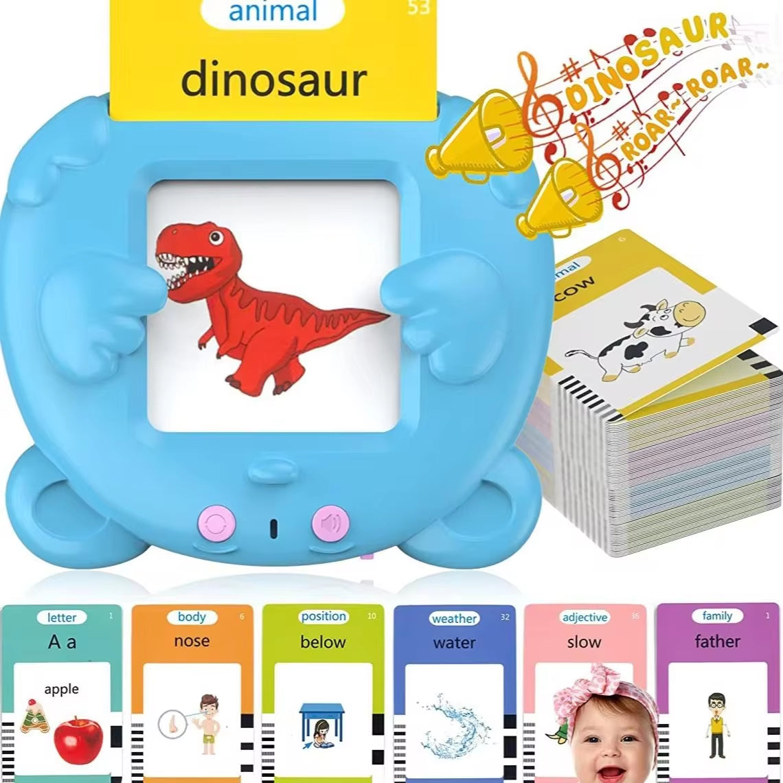  Interactive Talking Flash Cards – Early Learning and Speech Therapy Tool for Preschoolers