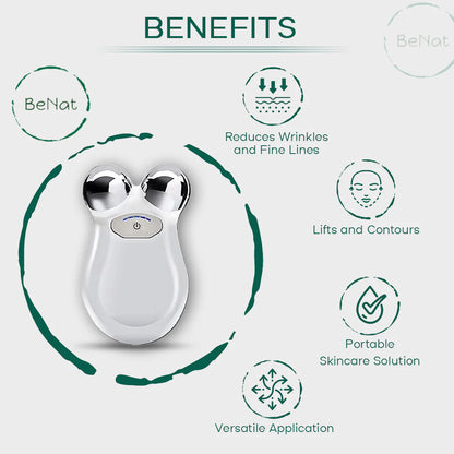 Lift, Sculpt & Glow Toolkit | LED Therapy, Electric Gua Sha & Microcurrent Facial Massager – Complete At-Home K-Beauty Spa System