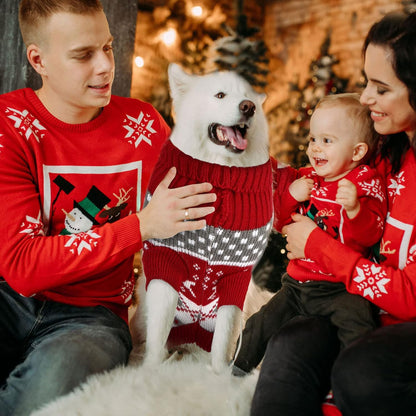 4 Adorable Christmas & Halloween Dog Sweaters - Perfect for Holiday Fun! - X-Large, Cute Patterns Included