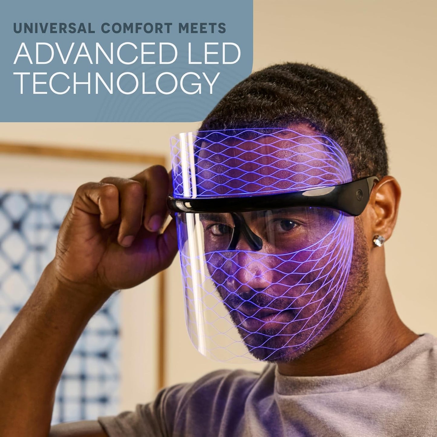 LED Silicone Face Mask | 3-Color Light Therapy Device for Anti-Aging, Radiance & Clear Skin – Portable At-Home Facial Tool