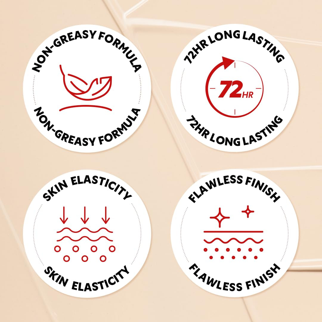 TIRTIR Mask Fit Red Cushion Foundation | Full Coverage, Weightless, Satin Glow Finish – 40 Shades Korean K-Beauty Foundation for All Skin Tones