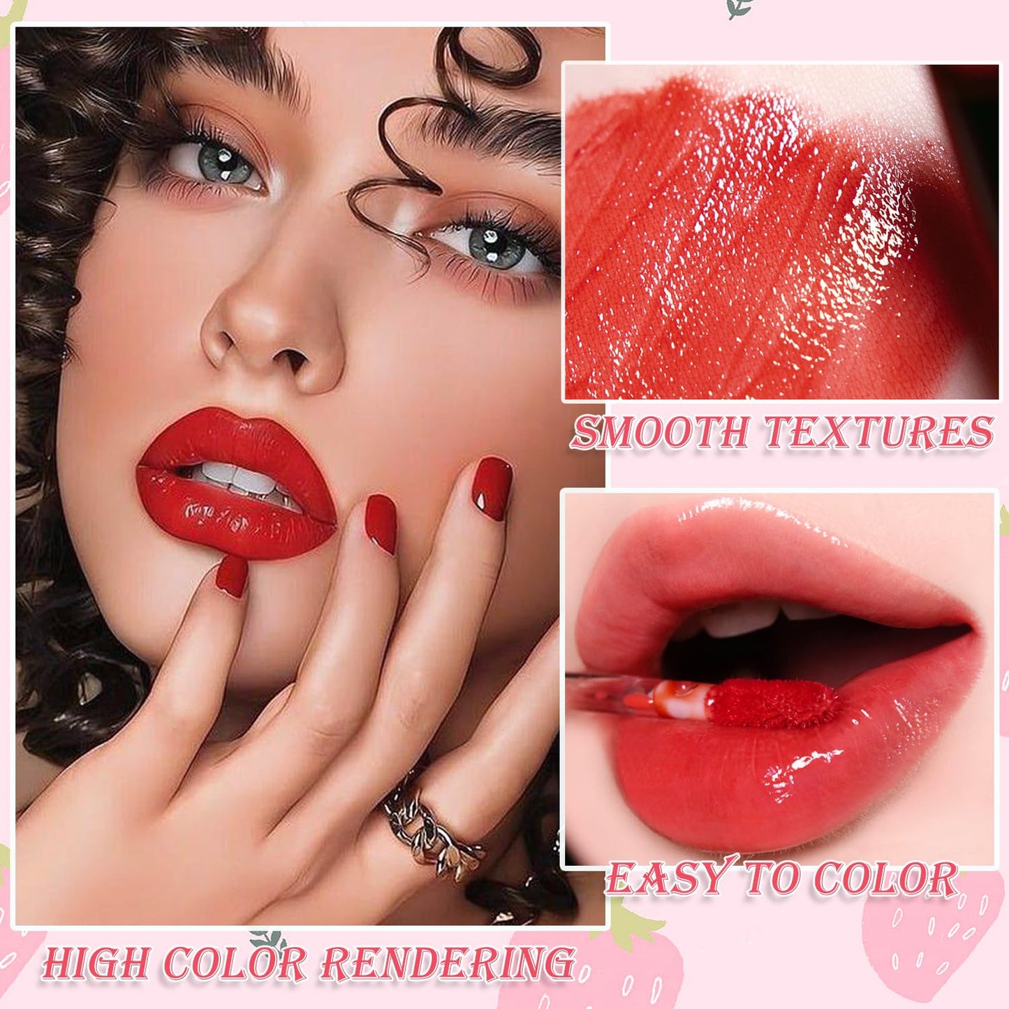6-Color K-Beauty Lip Tint | Waterproof 3-in-1 Tint