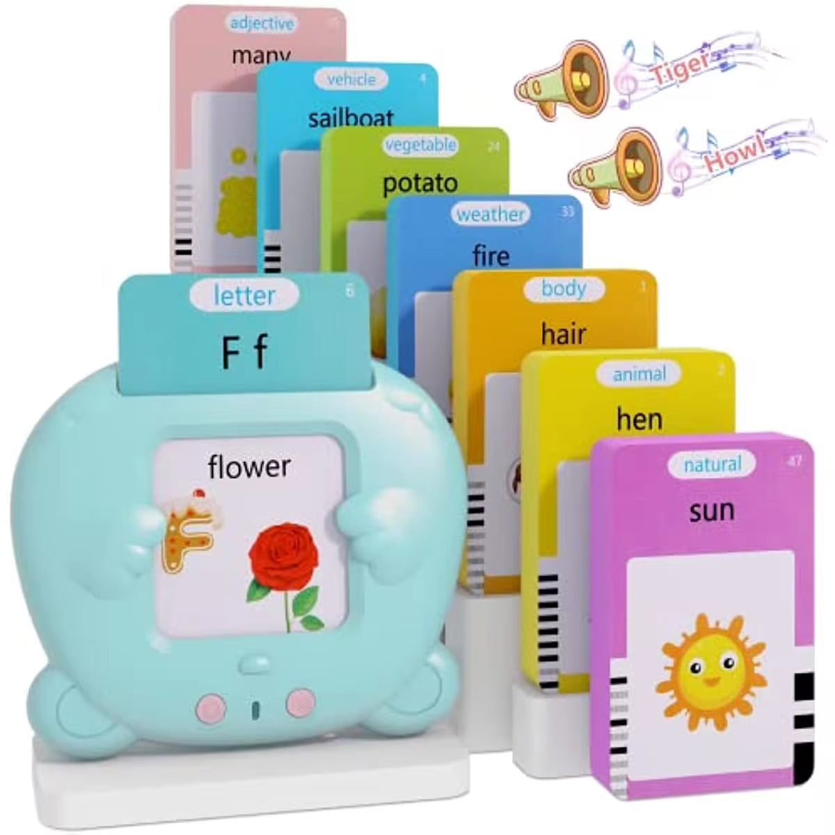  Interactive Talking Flash Cards – Early Learning and Speech Therapy Tool for Preschoolers