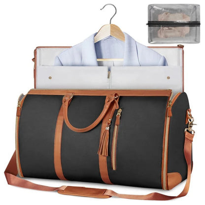 Stylish and Versatile Women's Large Capacity Waterproof Travel Duffle - Your Perfect Foldable Suit & Tote Companion