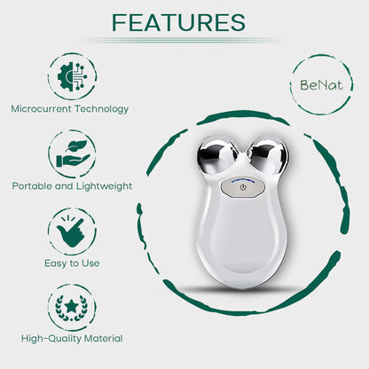 Lift, Sculpt & Glow Toolkit | LED Therapy, Electric Gua Sha & Microcurrent Facial Massager – Complete At-Home K-Beauty Spa System