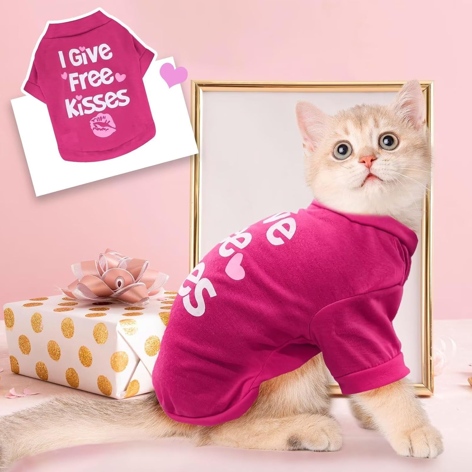 Adorable 3-Pack Soft Cotton T-Shirts for Small Dogs - Perfect for Puppies and Kittens - Stylish Outfits for Chihuahua, Yorkie, and More!