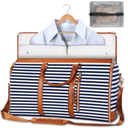 Stylish and Versatile Women's Large Capacity Waterproof Travel Duffle - Your Perfect Foldable Suit & Tote Companion