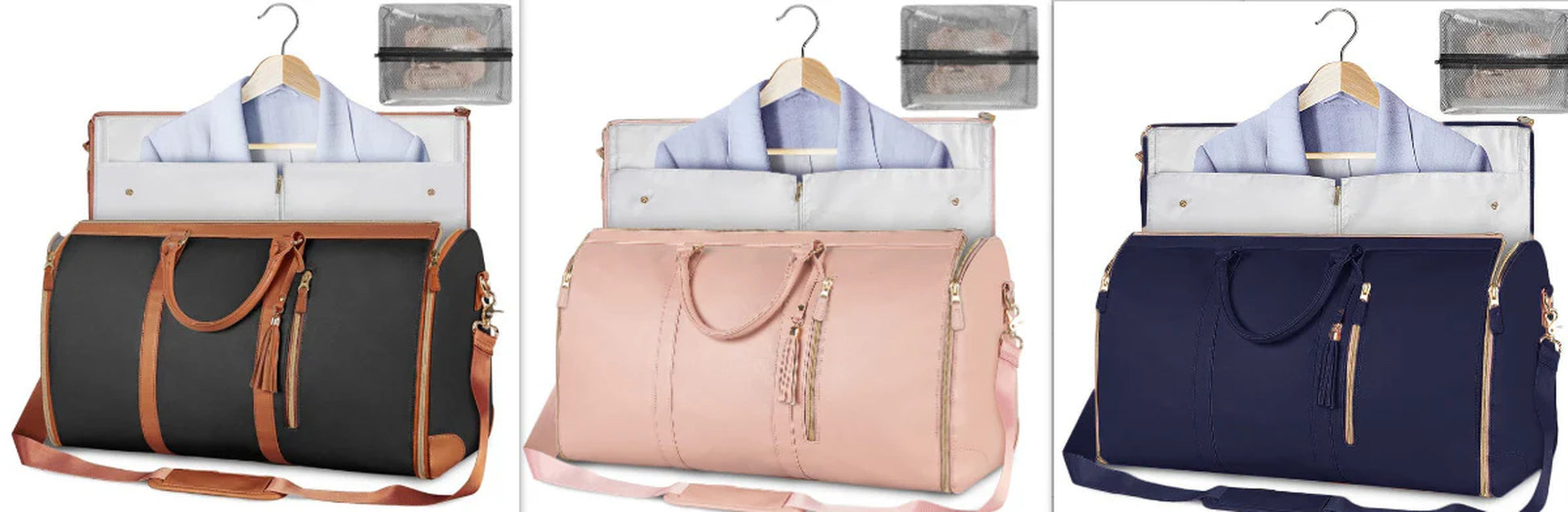 Stylish and Versatile Women's Large Capacity Waterproof Travel Duffle - Your Perfect Foldable Suit & Tote Companion