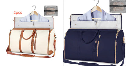 Stylish and Versatile Women's Large Capacity Waterproof Travel Duffle - Your Perfect Foldable Suit & Tote Companion