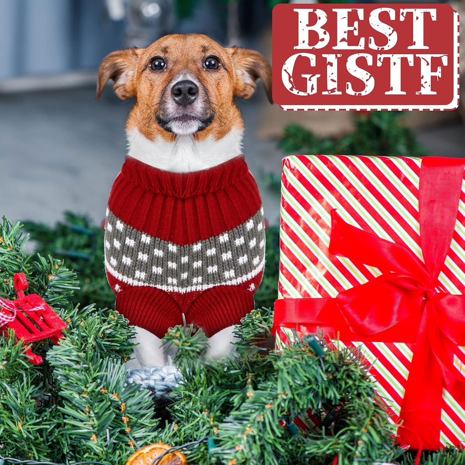 4 Adorable Christmas & Halloween Dog Sweaters - Perfect for Holiday Fun! - X-Large, Cute Patterns Included