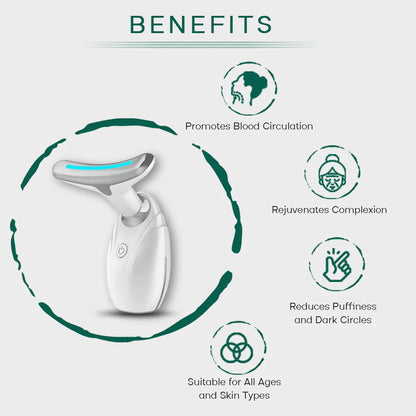 Lift, Sculpt & Glow Toolkit | LED Therapy, Electric Gua Sha & Microcurrent Facial Massager – Complete At-Home K-Beauty Spa System