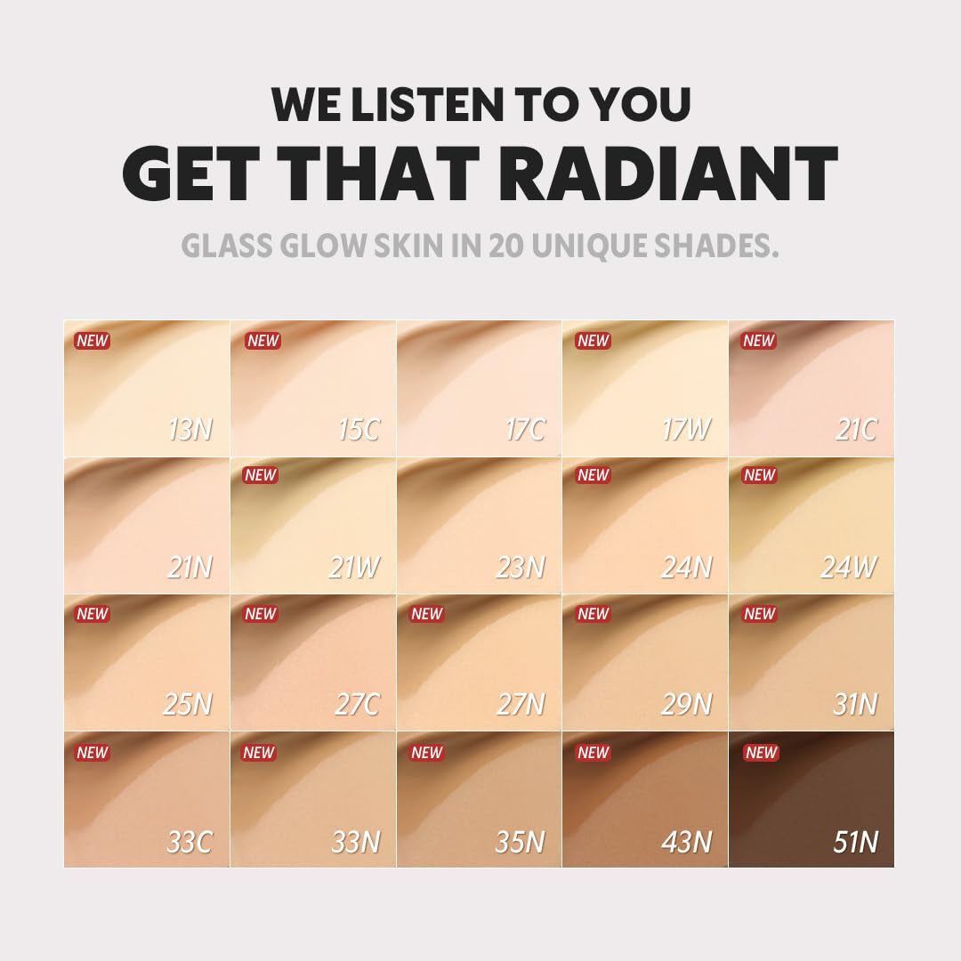 TIRTIR Mask Fit Aura Silver Cushion Foundation | Semi-Glow Finish, Natural Coverage & 72-Hour Radiant Hydration – Lightweight K-Beauty Cushion for Dry & Combination Skin