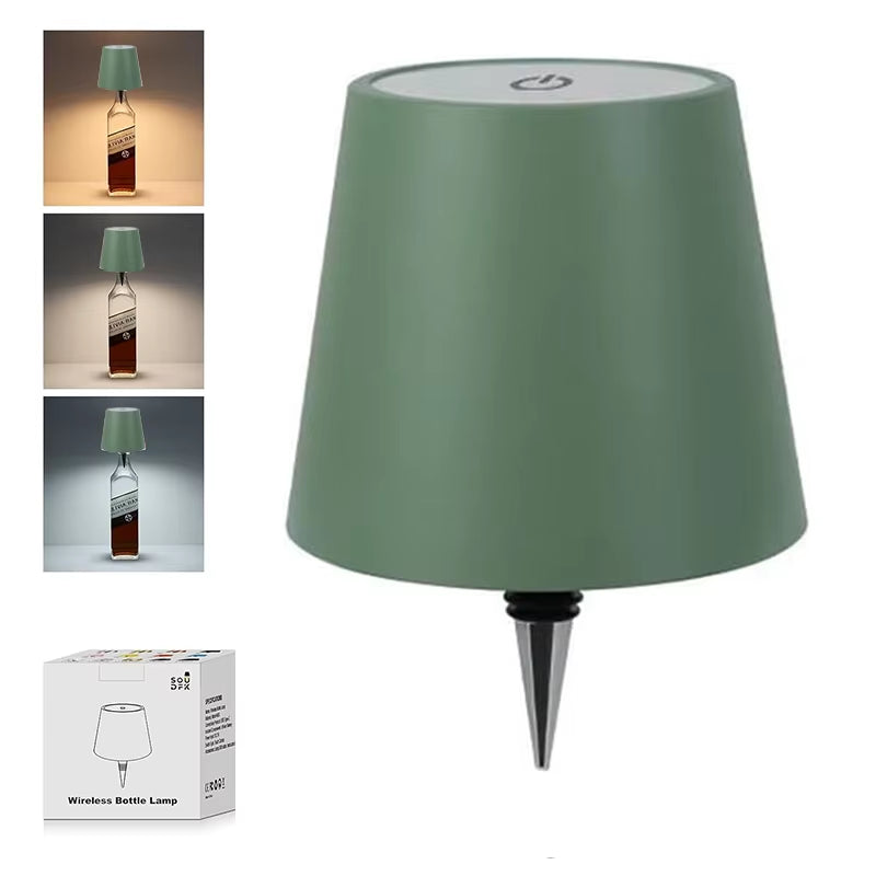 Wireless Touch-Control Table Lamp with Adjustable Colors and Dimming