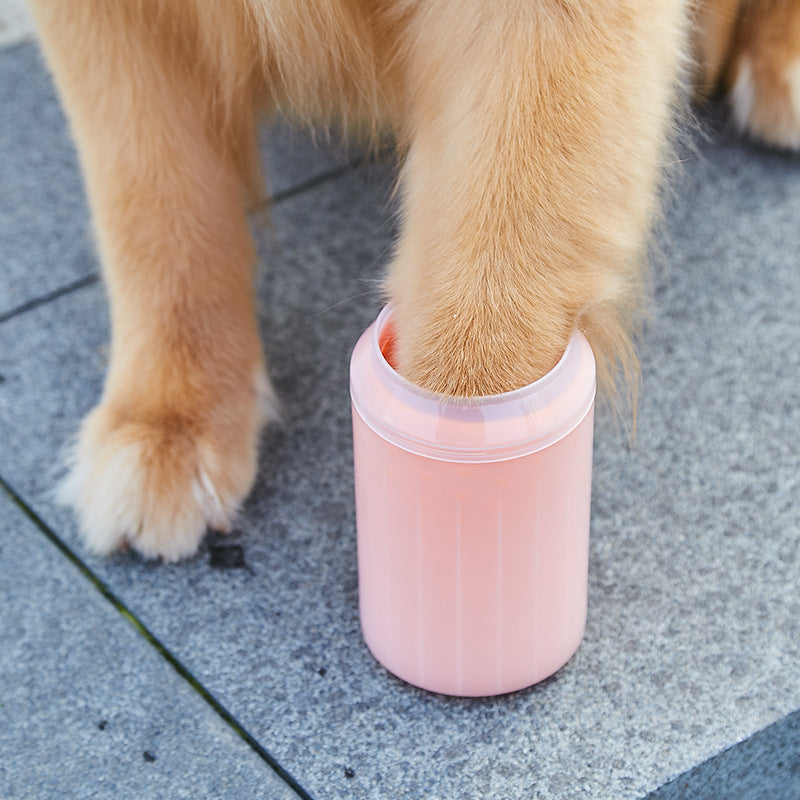 Pet foot-washing cup