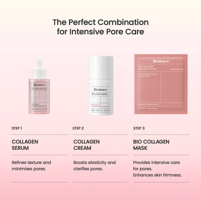 Bio-Collagen Real Deep Mask | Overnight Hydrogel Sheet Mask for Deep Hydration, Elasticity & Pore Refinement – Korean Skincare Set (1.19oz x 4ea)