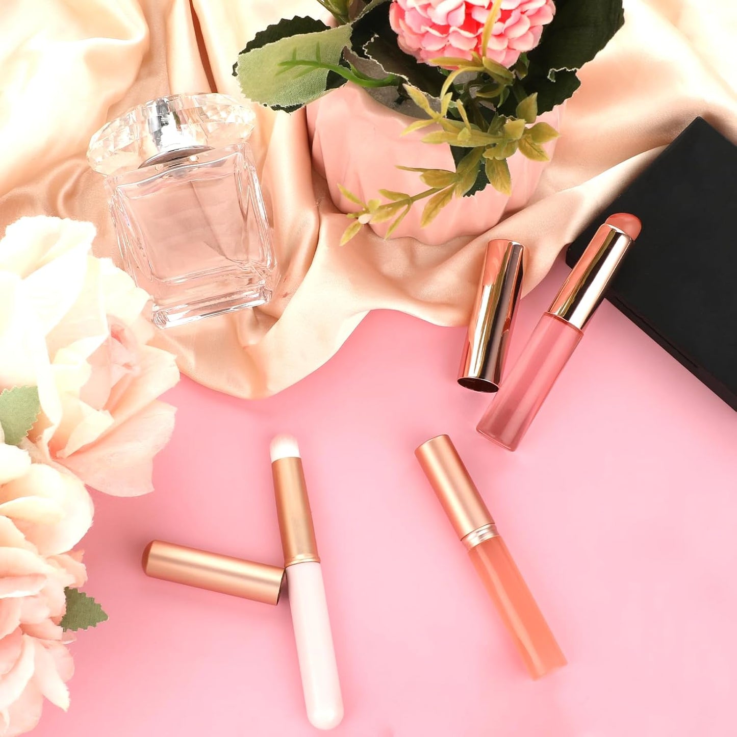 3-Piece Silicone Lip Brush Set | Reusable K-Beauty Lip Applicators