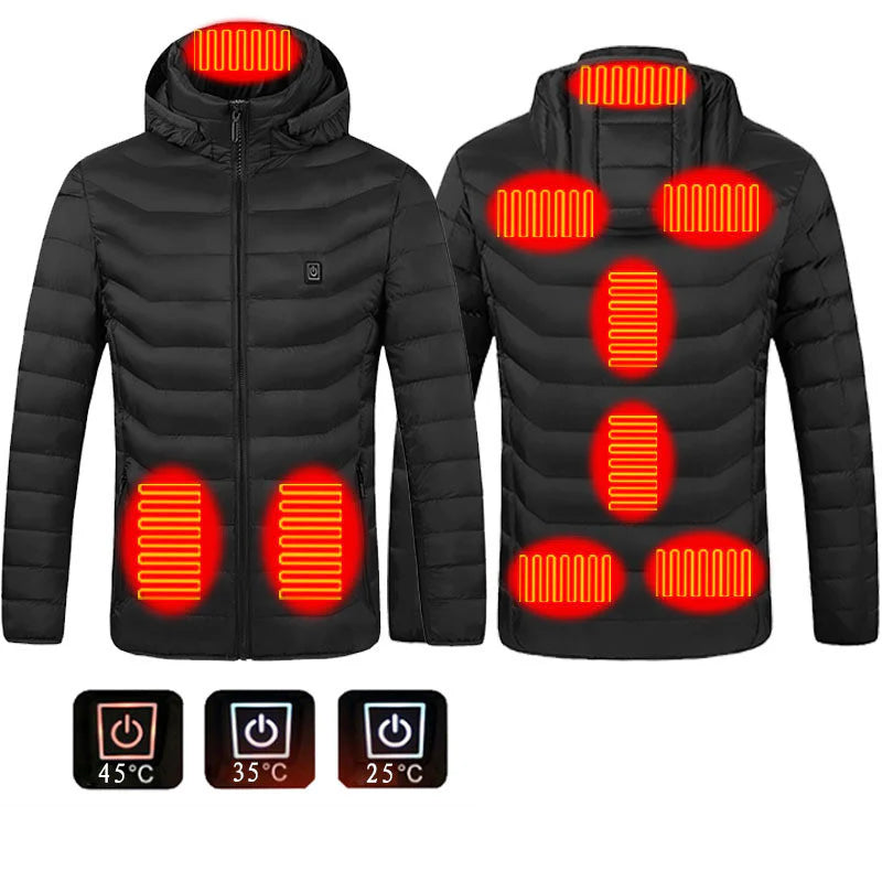 Stay Warm This Winter with Our USB Electric Heated Jacket - Perfect for Outdoor Adventures!