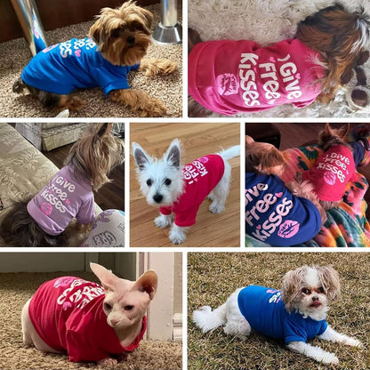 Adorable 3-Pack Soft Cotton T-Shirts for Small Dogs - Perfect for Puppies and Kittens - Stylish Outfits for Chihuahua, Yorkie, and More!