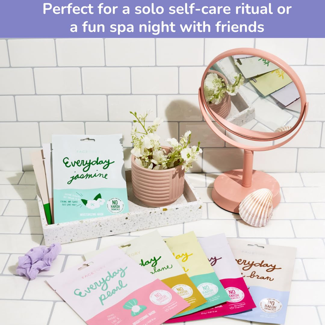 EVERYDAY 8 Sheet Mask Set | Premium K-Beauty Masks